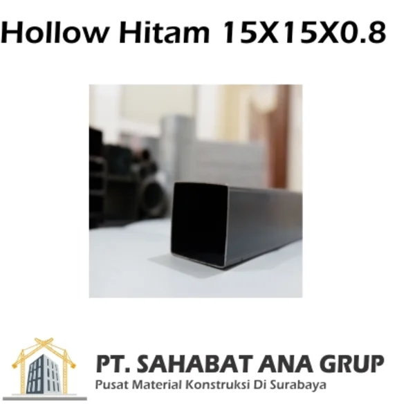 Hollow Hitam 15X15X0.8