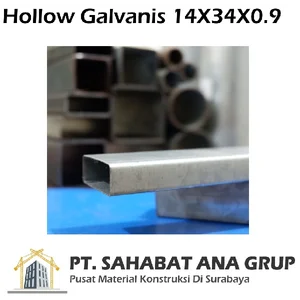 Hollow Galvanis 14X34X0.9