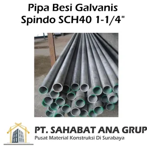 Pipa Galvanis Spindo SCH40 1-1/4"