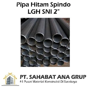 Pipa Hitam Spindo LGH SNI 2 Inch