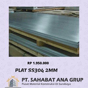 Plat Stainless 304 2MM