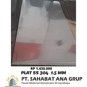 PLAT STAINLESS 304 1.5MM