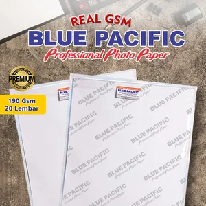 Kertas Foto Glossy Photo Paper A4 Premium Blue Pacific- Isi 20 Lembar