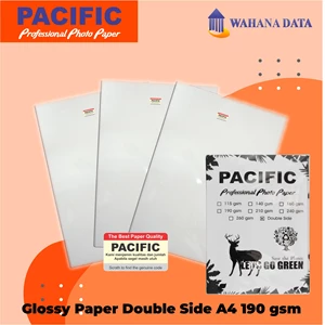 Glossy Photo Paper Double Side A4 190 Gsm Pacific - 20 Sheets