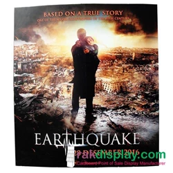 Earth Quake standee By Prima Indo Grafika