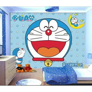 Wallpaper Dinding Karakter Kartun Doraemon
