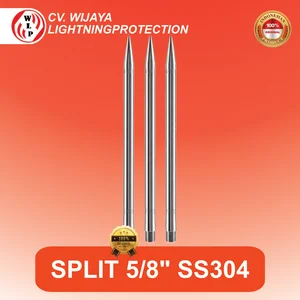 Splitzen Air Terminal SUS304 5/8" x 60 cm – Tombak Penangkal Petir Stainless Steel