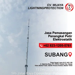 Jasa Pembuatan Penangkal Petir Jasa Instalasi Penangkal Petir Elektrostatis Paket Lengkap Proteksi Bangunan