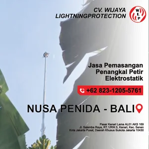 Jasa Pembuatan Penangkal Petir Jasa Instalasi Penangkal Petir Elektrostatis Proteksi Gedung Infrastruktur