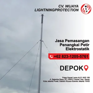 Jasa Pembuatan Penangkal Petir Jasa Instalasi Penangkal Petir Elektrostatis Fasilitas Industri Komersial