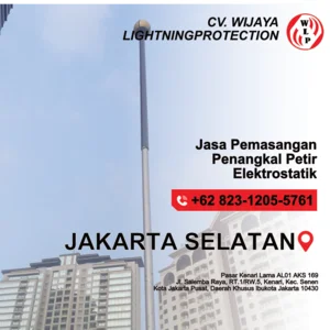 Jasa Pembuatan Penangkal Petir Jasa Instalasi Penangkal Petir Elektrostatis Wijaya Lightning Protection Jakarta Indonesia