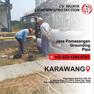Lightning Protection Manufacturing Service Professional Electrostatic Lightning Protection Installation Service Indonesia
