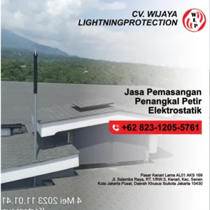 Jasa Pembuatan Penangkal Petir Jasa Instalasi Penangkal Petir Elektrostatis Sistem ESE Proteksi Petir Profesional