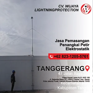 Jasa Pembuatan Penangkal Petir Jasa Instalasi Penangkal Petir Elektrostatis Profesional Jabodetabek Indonesia
