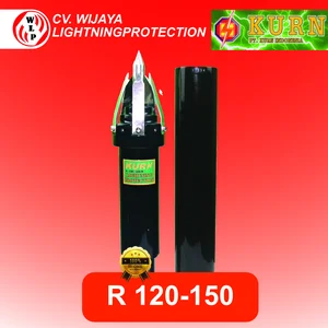 Penangkal Petir KURN 120 150 Original Indonesia Head Terminal Elelctrostatic Dus Coklat