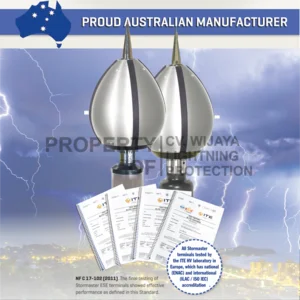 Penangkal Petir LPI Stromaster ESE 60 - LPI® Stormaster ESE Terminals Made In Australia