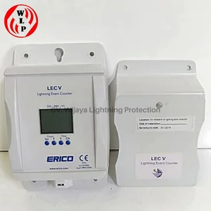 Counter LEC V Erico Alat Penghitung Sambaran Petir nVent ERICO Digital Lightning Event Counter Made In USA