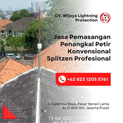Jasa Pemasangan Penangkal Petir Konvensional Splitzen By Wijaya Lightning Protection