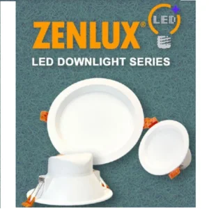 Lampu Downlight Led Zenlux 6 Watt (30.000 Jam)