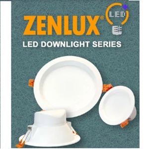 Lampu Downlight Led Zenlux 6 Watt (30.000 Jam)
