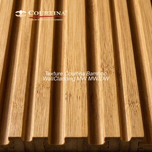 Courtina Panel Dinding Bambu Natural MW Outdoor