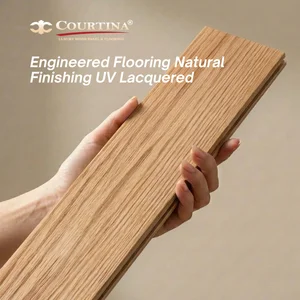 Lantai Kayu Natural Courtina Engineered UV Lacquered