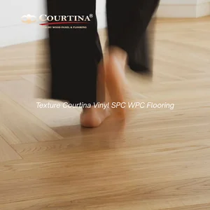 Courtina Lantai PVC Motif Kayu Vinyl Top Layer 0.25mm (180mm x 1230mm x 2mm)
