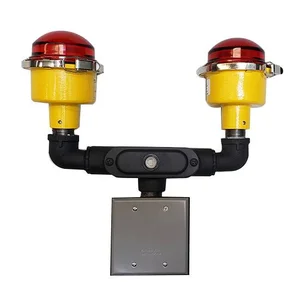 FEC Pole Mounted Dual Red Obstruction light