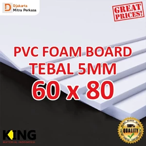 PVC Foam Board 60 x 80 cm Tebal 5 mm