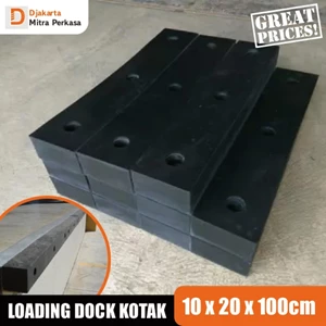 LOADING DOCK TYPE KOTAK 100 X 200 X 1000 Karet Loading Dock / Karet Bumper