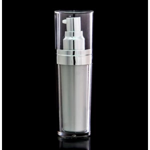 Acrylic Luxury Bottle Silver 30 ML LGC 2002-4