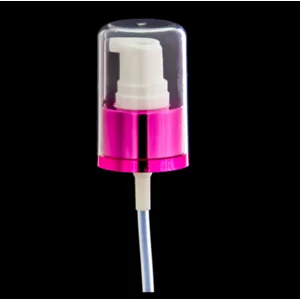 Pump Treatment Neck 24 / 410 Chrome Colour Pink