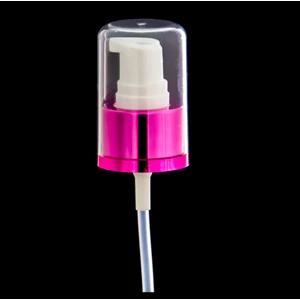 Pump Treatment Neck 24 / 410 Chrome Colour Pink