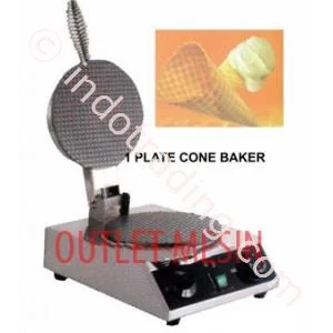 Mesin Pembuat Cone Ice Cream 1 Plate