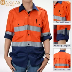 Baju Seragam Kerja Safety Ks - 002