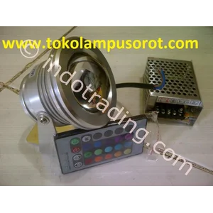 Lampu Led (Rgb) Untuk Kolam Renang Dengan Remote Control