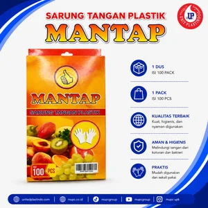 Sarung Tangan Plastik Mantap Food Grade 100 PCS