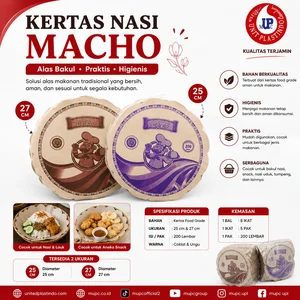 Kertas Nasi Macho Alas Bakul – Higienis dan praktis