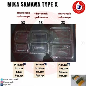 MIKA SAMAWA TIPE X / MIKA KOTAK KUE 