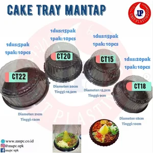 MIKA CAKE TRAY BULAT POLOS / MIKA CT MANTAP
