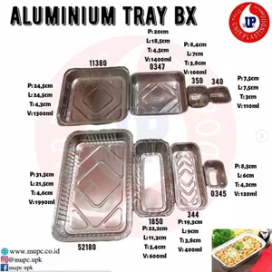 ALUMINIUM FOIL TRAY TIPE BX