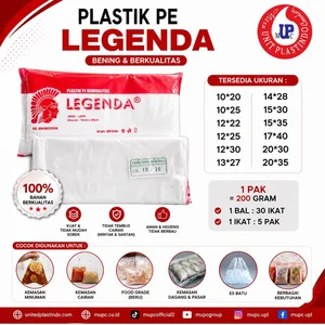 Plastik PE / Polyethylene bening Legenda merah