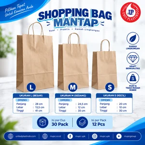 Shopping Bag Mantap Kraft S M L