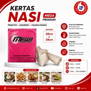 Kertas nasi mega premium laminasi