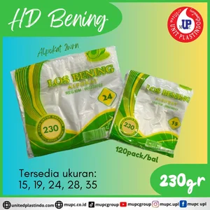Kantong plastik kresek HD bening alpokat 2 warna