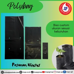 Plastik Polybag bisa custom ukuran dan tebal