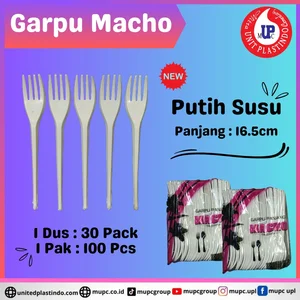 Garpu Panjang Macho Putih Susu