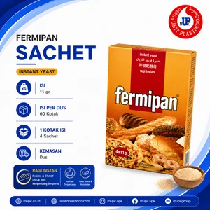 Fermipan Sachet 11gr Instant Dry Yeast Ragi Instan Pengembang Roti