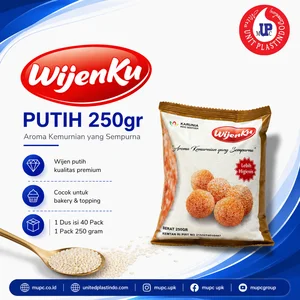 WijenKu White Sesame Seeds 250g For Bakery and Toppings
