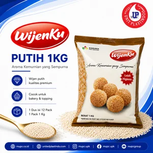 WijenKu White Sesame Seeds 1Kg For Bakery and Toppings